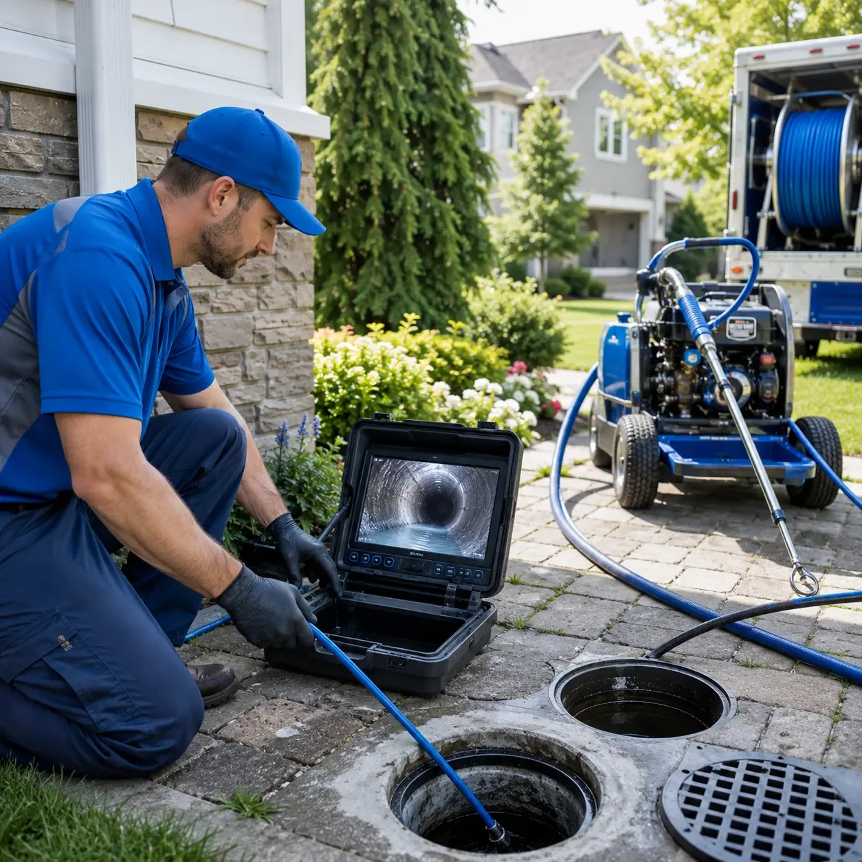 Outdoor drain cleaning professionals serving Hamburg, LA